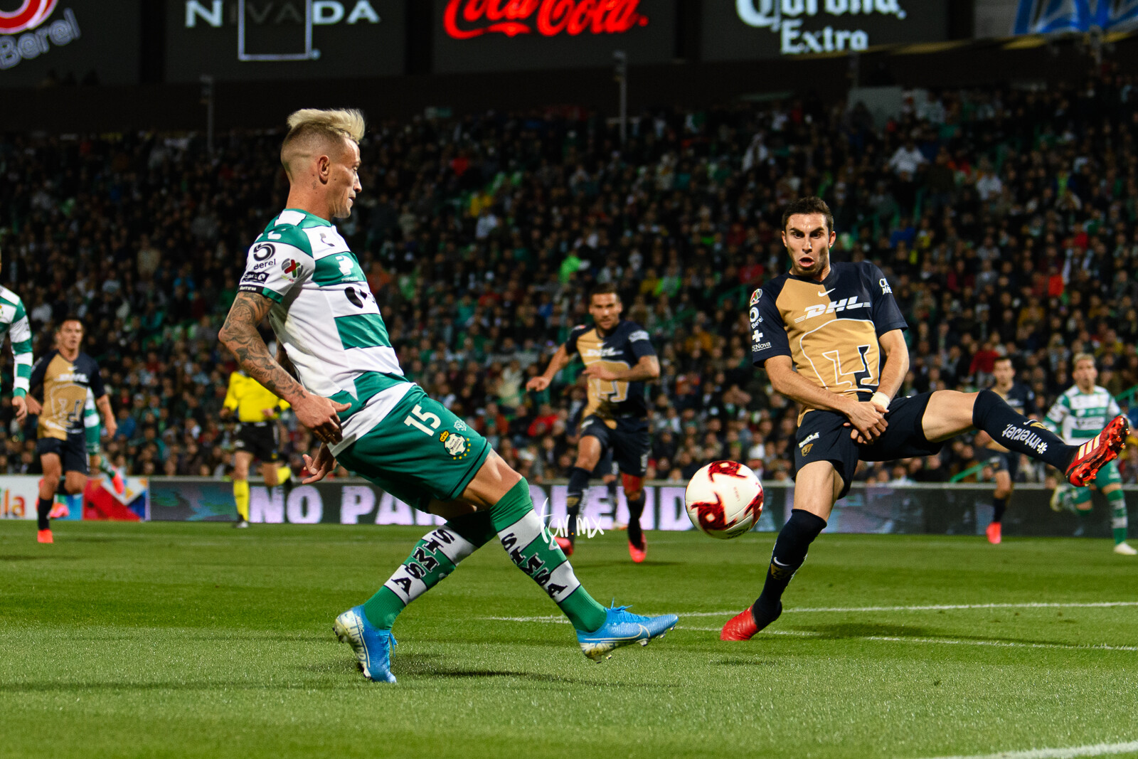 Brian Lozano, Manuel Mayorga, Santos Vs Pumas J4 C2020 Liga MX ...