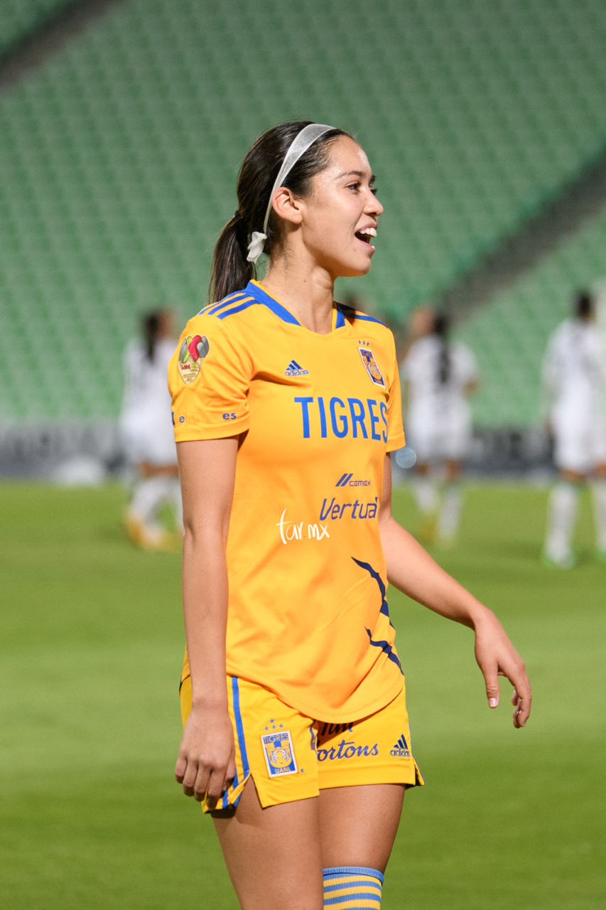 Greta Espinoza, Santos vs Tigres J17 A2021 Liga MX femenil //   